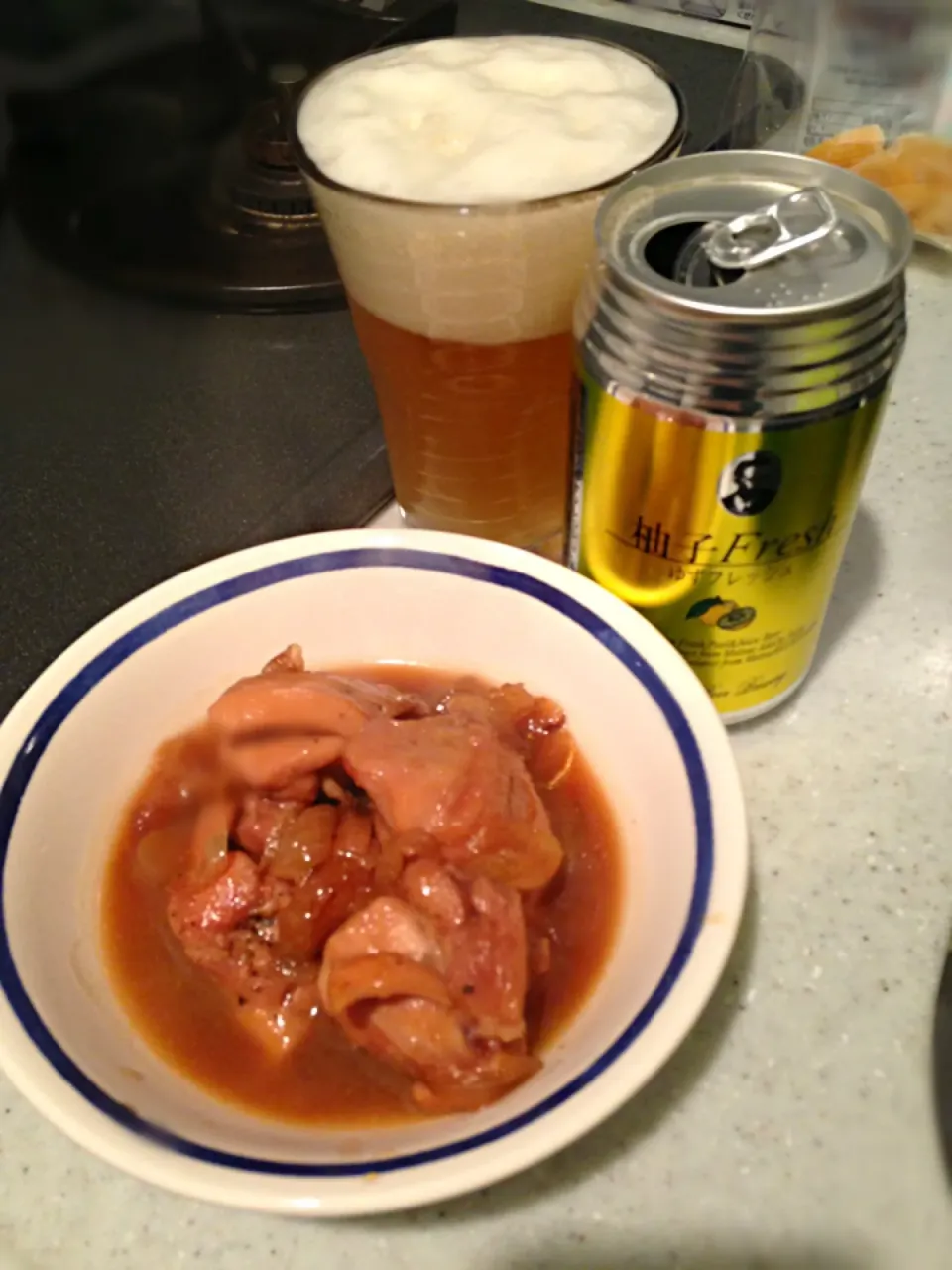 鶏肉のジャパニーズエール煮|まよべさん