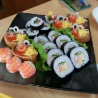 Snapdishの料理写真:寿司盛り♪|Rinkoroさん