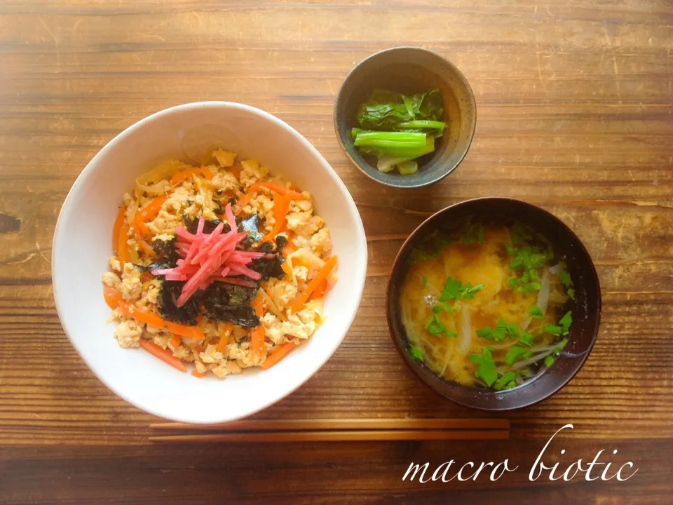 ♪マクロビ♪豆腐のけんちん丼|junoさん