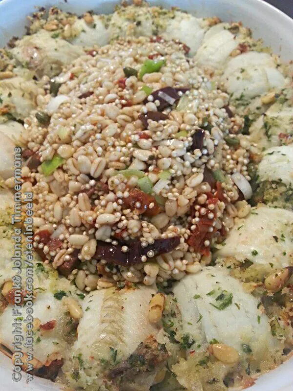 Mediterranean fishrolls with tarly and quinoa|Frank&Jolanda - Eteninbeeldさん