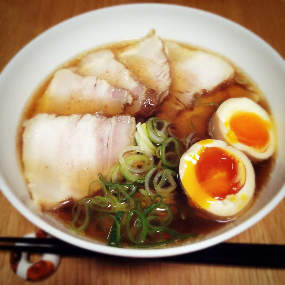 リリたんこぶさんの料理 炊飯器で作ったじゅわトロチャーシュー麺🎵|saekoさん