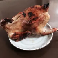 Snapdishの料理写真:鳥の焚き火 丸焼き|Syotaro Shinodaさん