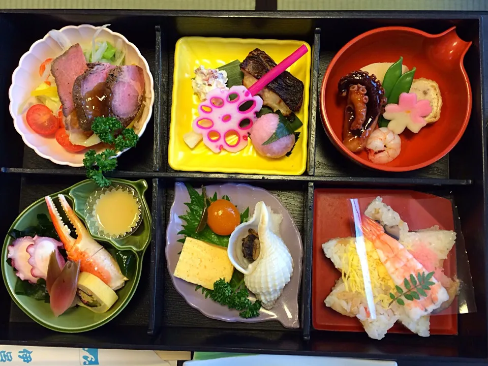 松花堂定食|ばーさんさん