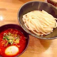 Snapdishの料理写真:辛坦々つけうどん|はるみさん