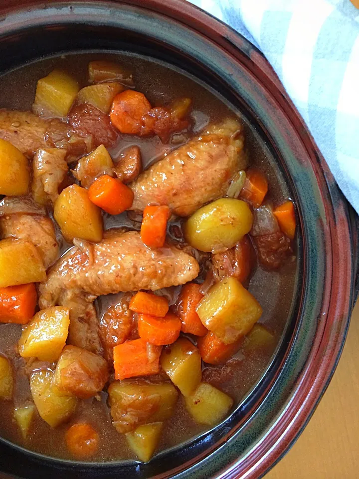 Chinese style chicken wing stew|12Dragonさん