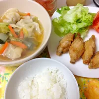 Snapdishの料理写真:手羽中からあげ|おっちさん