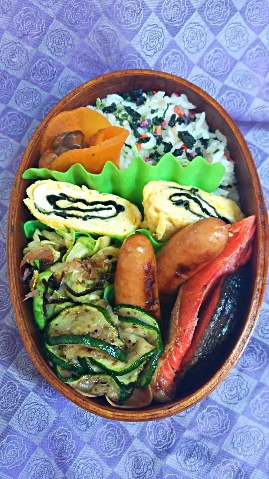 Snapdishの料理写真:3月18日お弁当♪玉子焼き器一つで…|KIMIさん