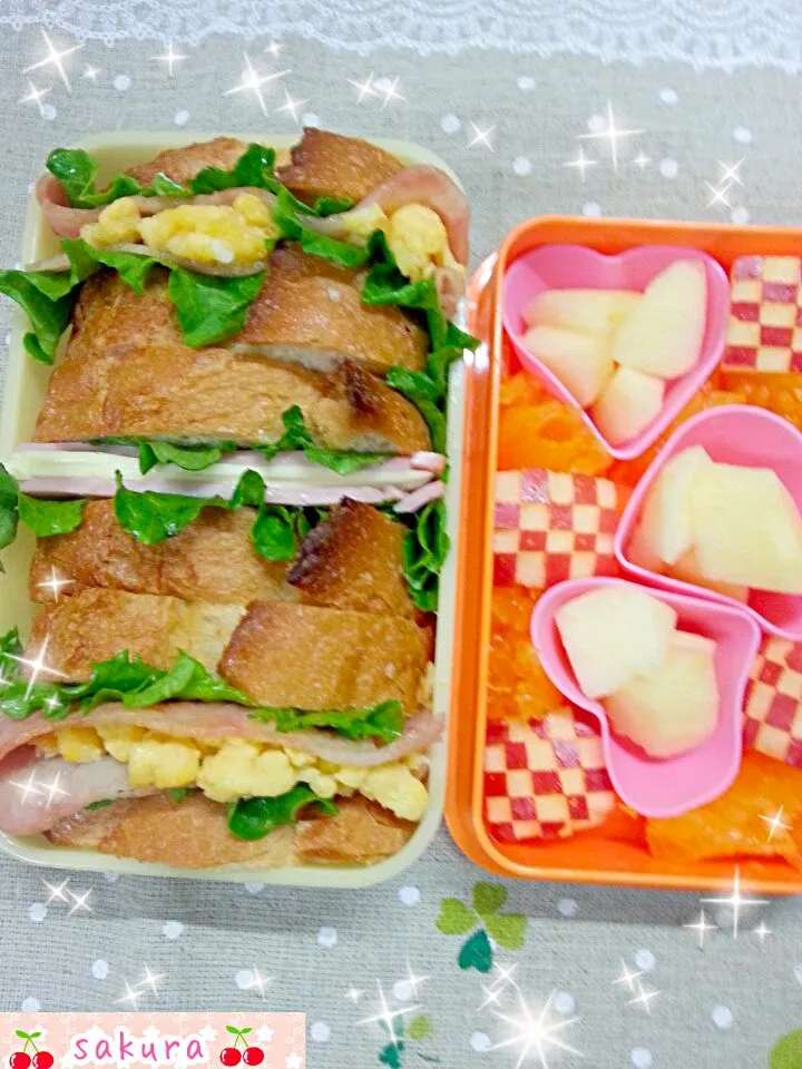 バケットサンドのお弁当|桜里さん