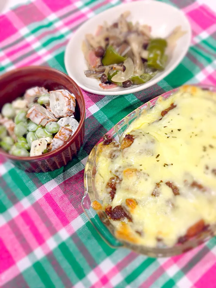 Snapdishの料理写真:焼きカレーランチ。|おみちゃ🍄さん