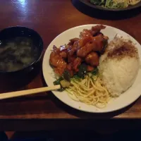 とりたつたの甘酢あんランチ|藤井 崇之さん