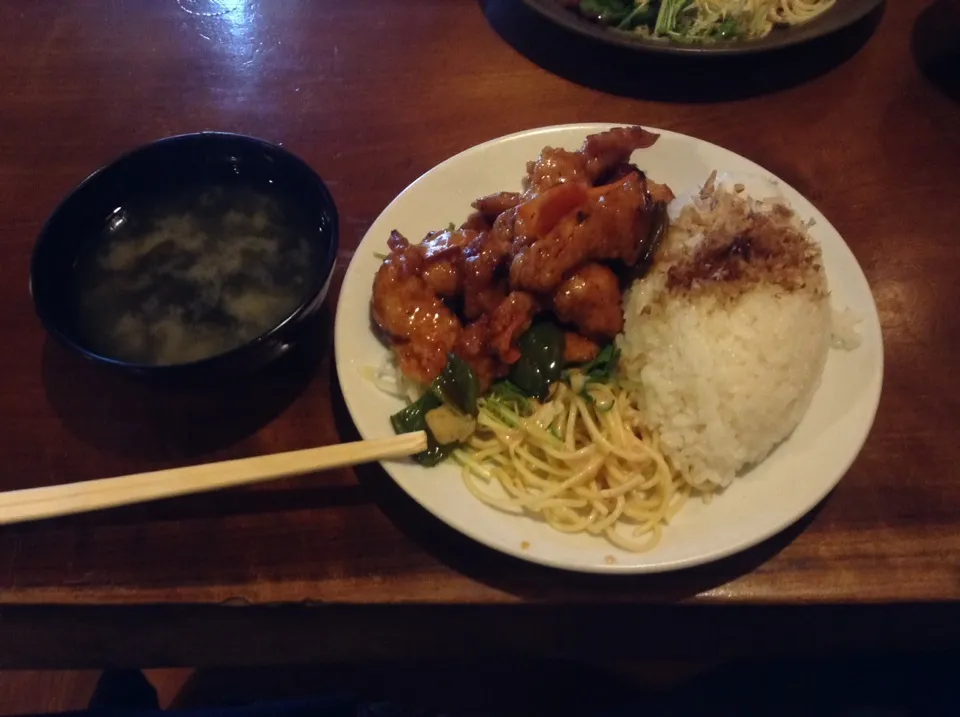 とりたつたの甘酢あんランチ|藤井 崇之さん