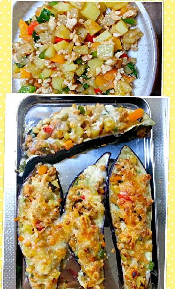 relyenong talong baked in cheese @ Miki's House|Miki Jorierose Obispoさん