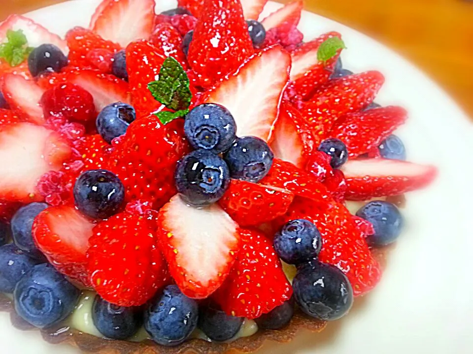 Strawberry×Blueberry Tarte|Alley Catさん