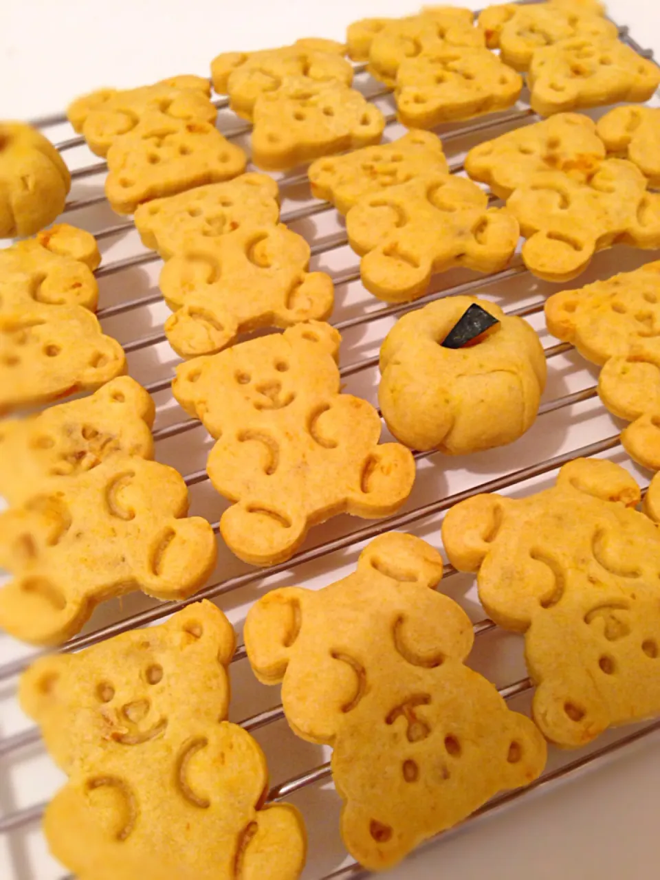 Snapdishの料理写真:かぼちゃのクッキー🐻|いちごりらっぱさん