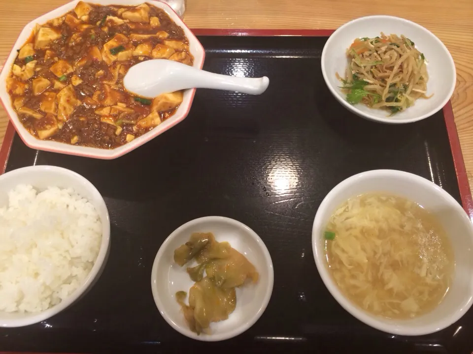 麻婆豆腐定食|アクちゃんさん