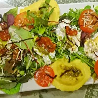 caprice salad with cheese ravioli|Hamda Al Attarさん