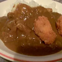 カキフライのせカレー|じぇいむずさん