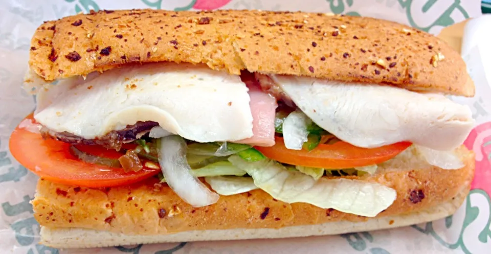 Turkey Breast & Black Forest Ham  Sandwich|Liezlさん