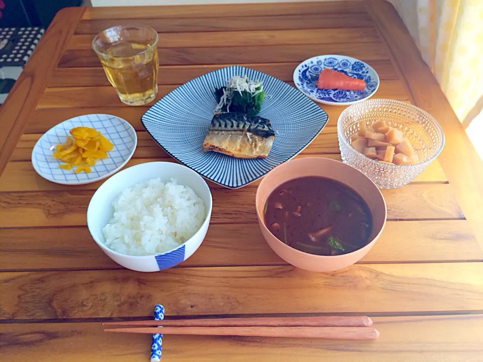 Snapdishの料理写真:塩さば定食|Miyuki Kobayashiさん