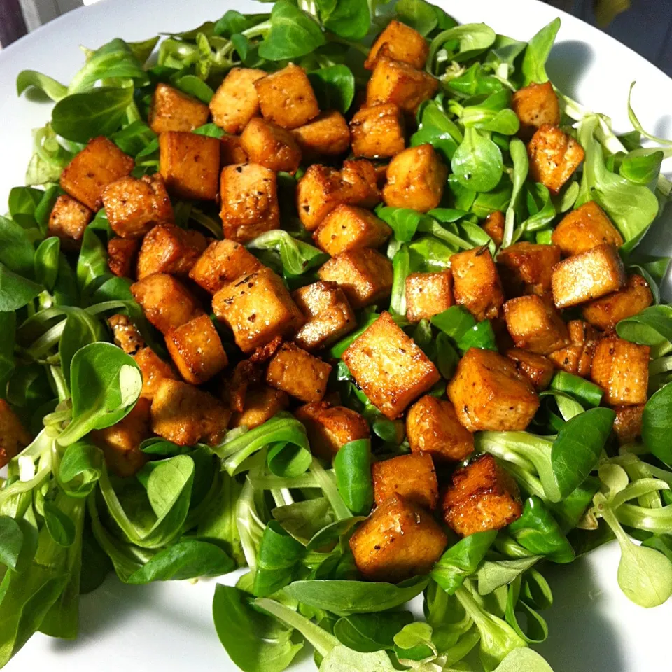 Fried tofu and corn salad|Stefan Labuschagneさん