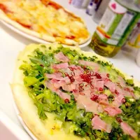 Snapdishの料理写真:薬味pizza|緋桜さん