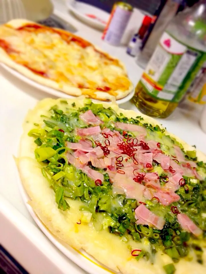 Snapdishの料理写真:薬味pizza|緋桜さん