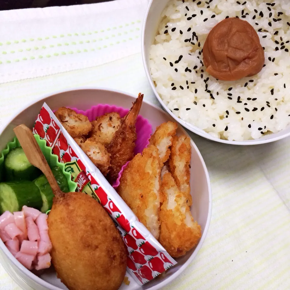 Snapdishの料理写真:2014.3.19☆旦那さん弁当|ちゃきさん