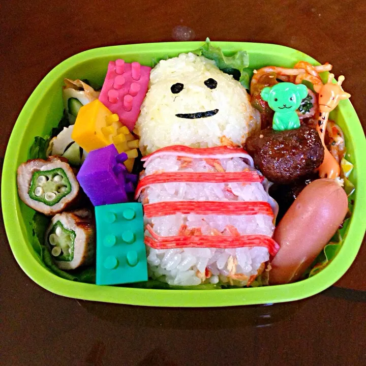 Snapdishの料理写真:レゴ弁当|Hiroko Toyodaさん