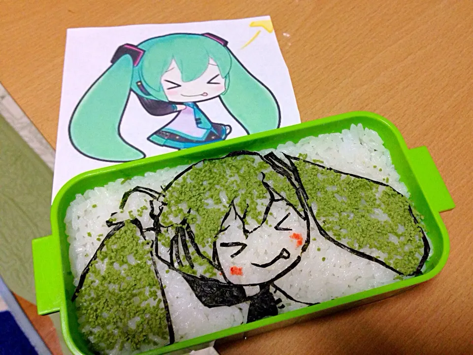 初音ミクキャラ弁|ジョニ3104さん