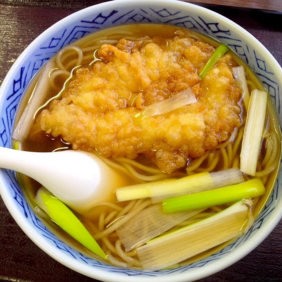 そば処 京極 きす天そば|カウンター嬢さん