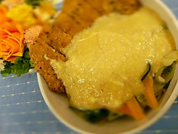 野菜たっぷりカツ丼|よっしー(=^ェ^=)さん