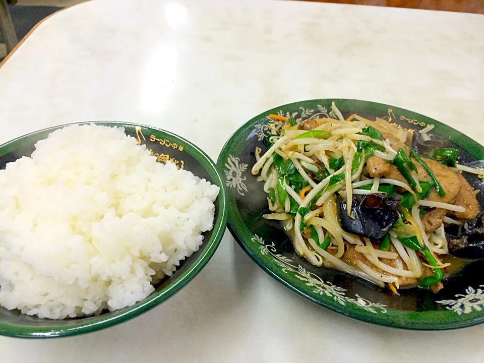 ニラレバ定食|こんどう かずゆきさん