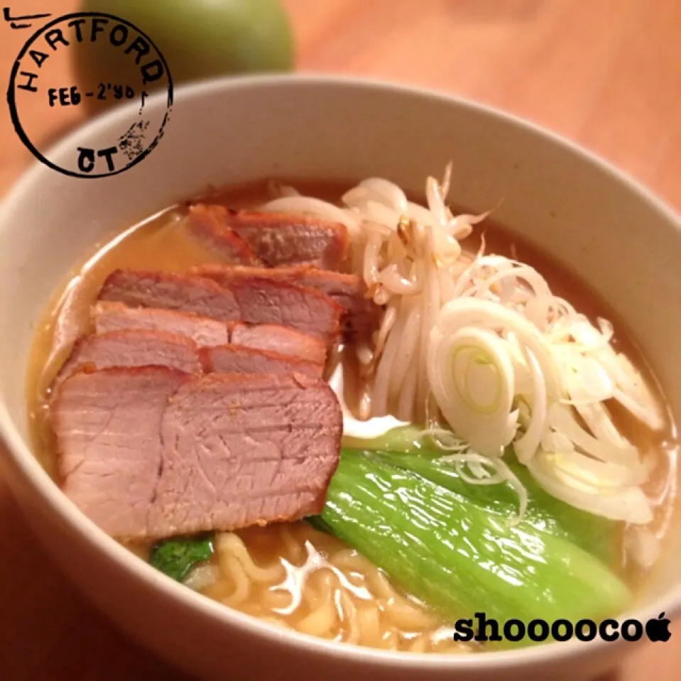 「スープ飲めよ‼︎」味噌ラーメン|shoooocoさん