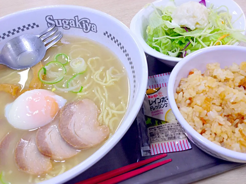 特製ラーメン＆ポテサラセット|がっし〜さん