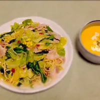 春キャベツと菜の花のパスタ|chi-kitchenさん