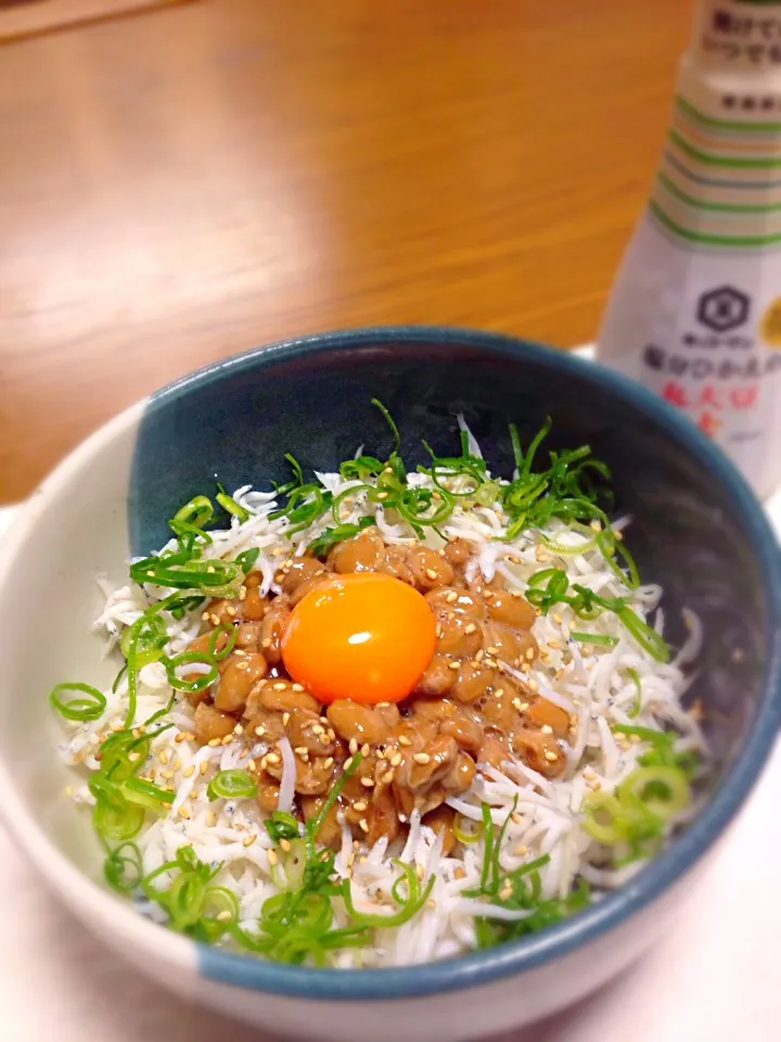 しらす納豆丼|しげさん