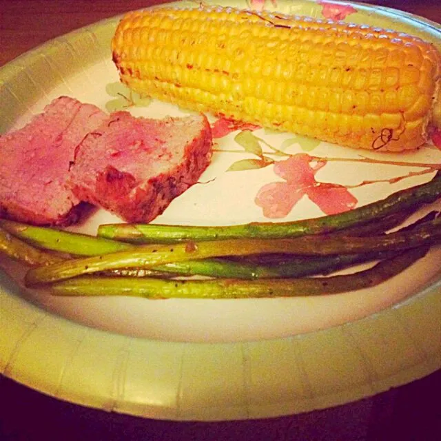 pork and corn|Michael St Johnさん