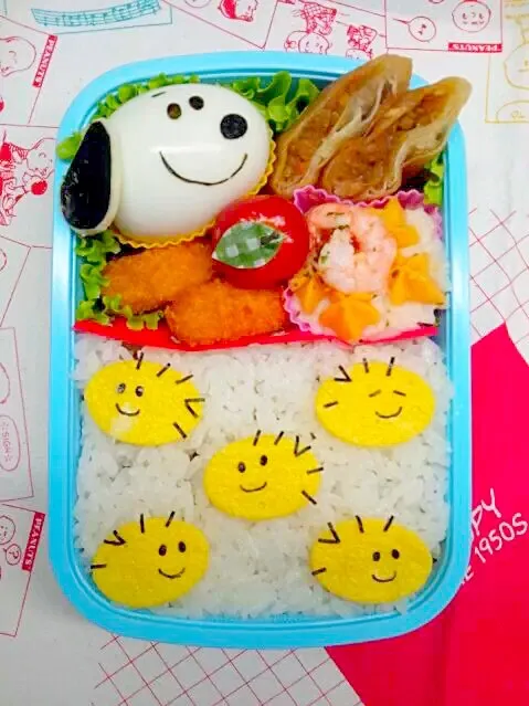 Snapdishの料理写真:ウッドストックいっぱいのお弁当|namimoさん