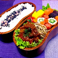 煮込みハンバーグ弁当