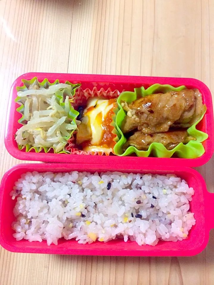 Snapdishの料理写真:十八穀米弁当|抹茶さん