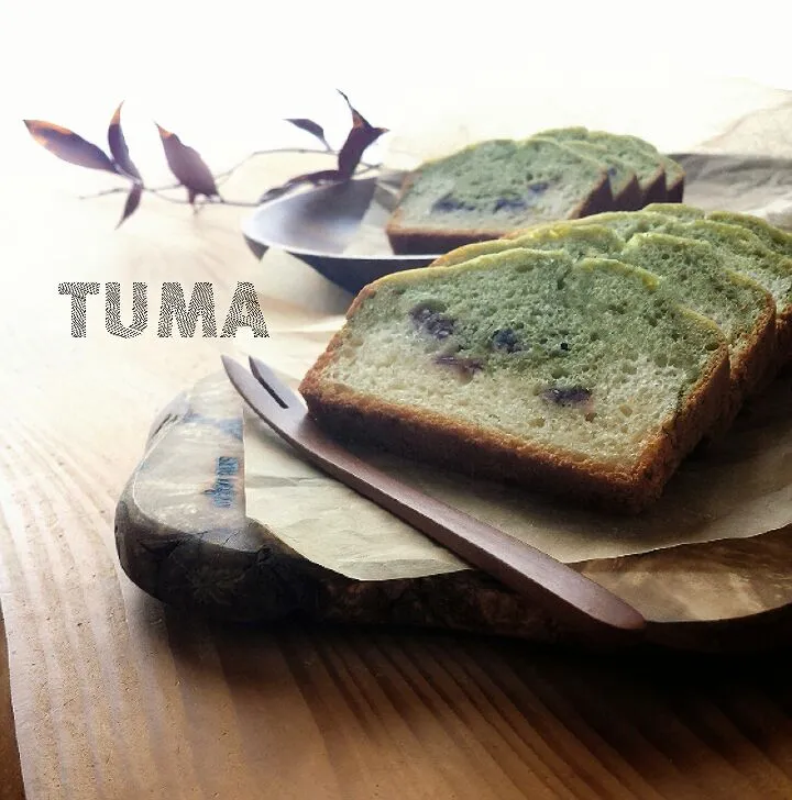 さわこさんの3分生地♪抹茶とアンコ朝パン|和食料理長の妻さん