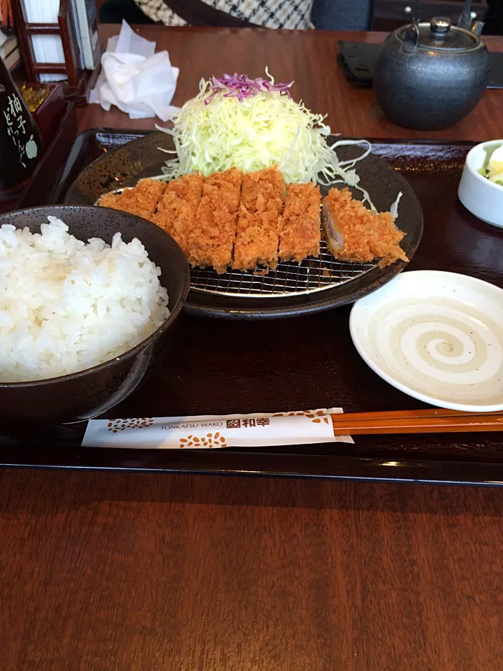 和幸御飯（ロースカツ定食）|山内博之さん