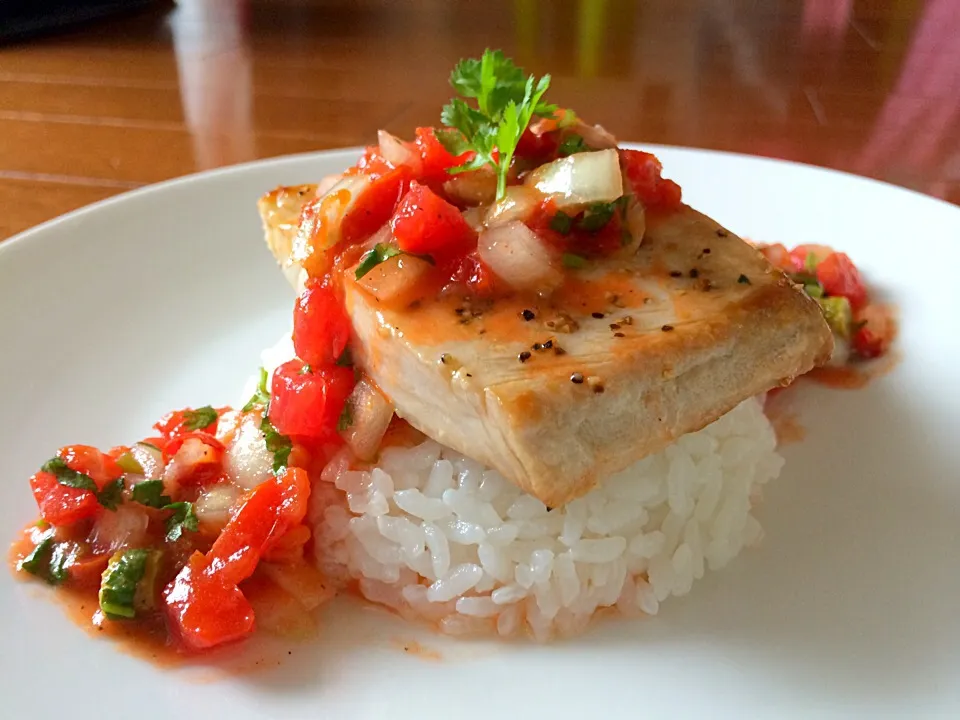 Salmon salsa|inkainoviaさん