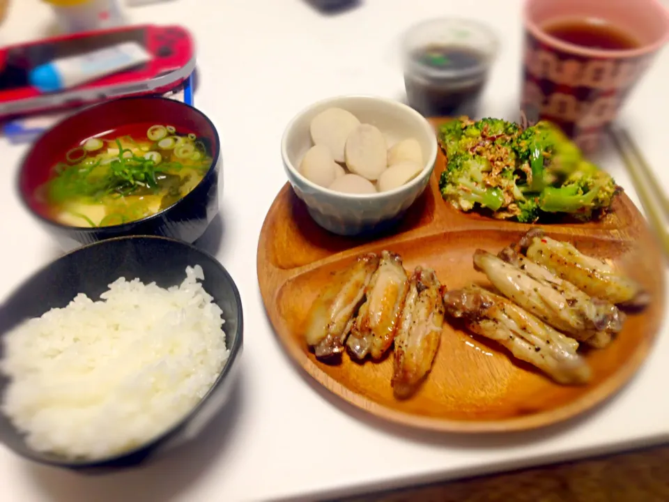 鶏手羽先のガーリック焼き|みほちん ◡̈⃝さん