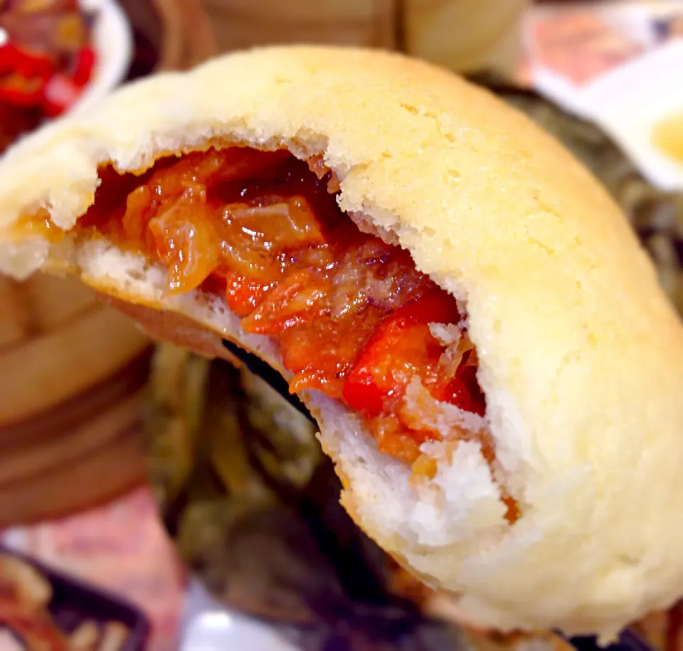 Baked char siew bun@Tim Ho Wan, Plaza Singapura|coxiella24さん