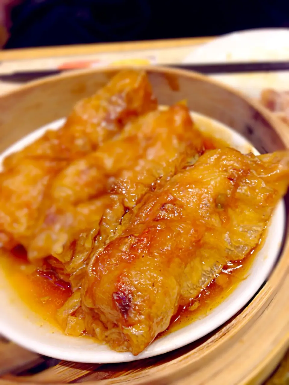 Steamed beancurd skin rolls@Tim Ho Wan, Plaza Singapura|coxiella24さん