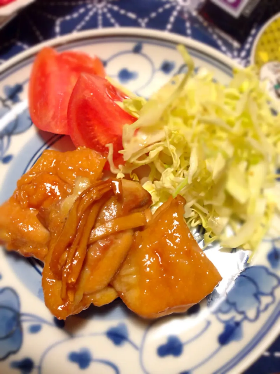 鶏の照り焼き|ノラえもんさん