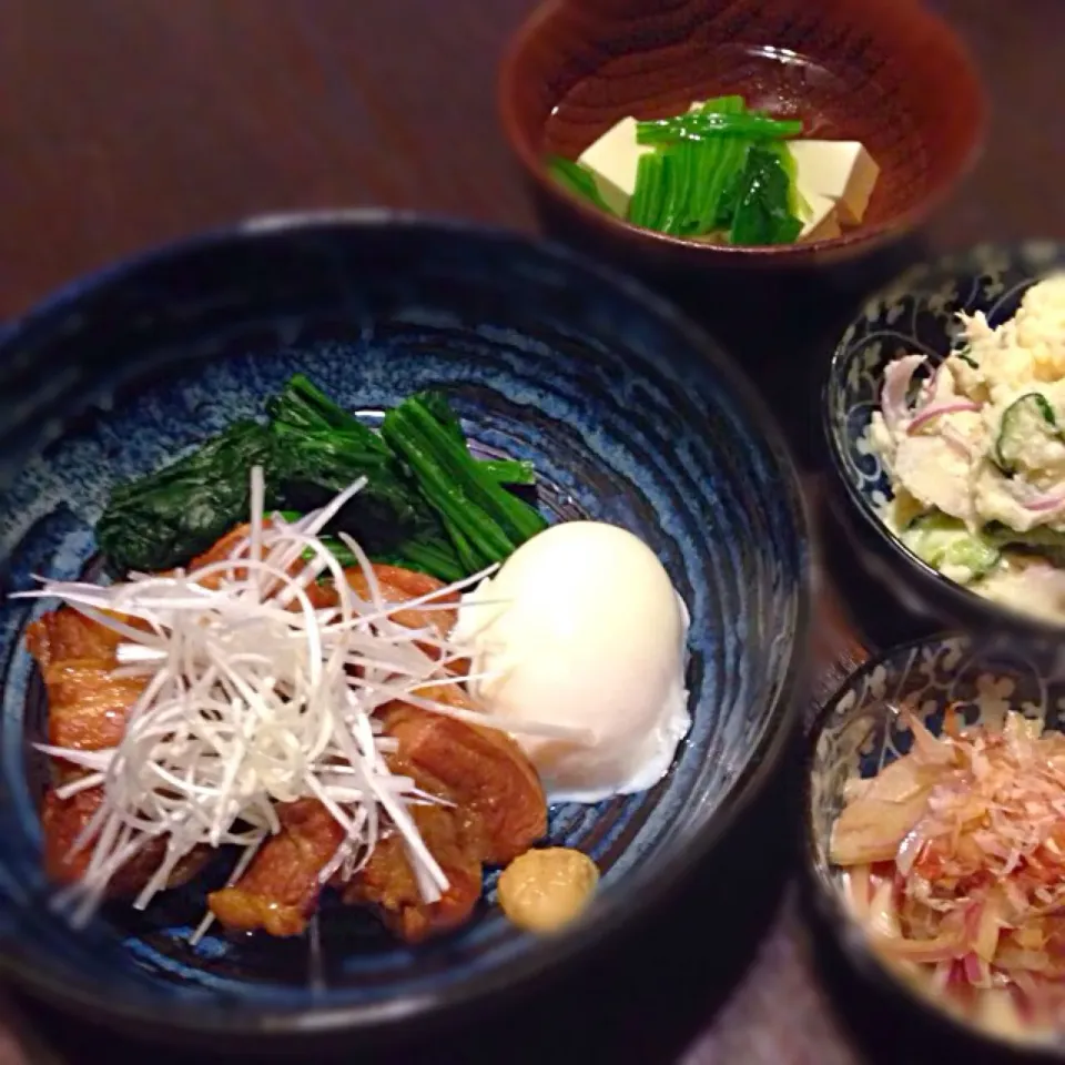 豚の角煮の晩御飯☆|miiiーna"さん