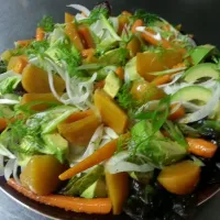 Beetroot, carrot, fennel and Avocado|Salad Chefさん