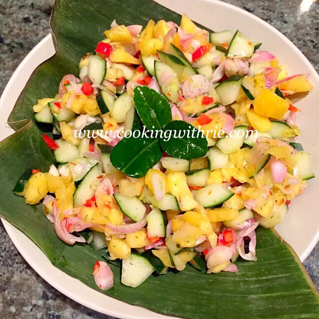 Acar Timun Nanas/ Cucumber Pineapple Pickles.. A refreshing condiment|rie simsさん